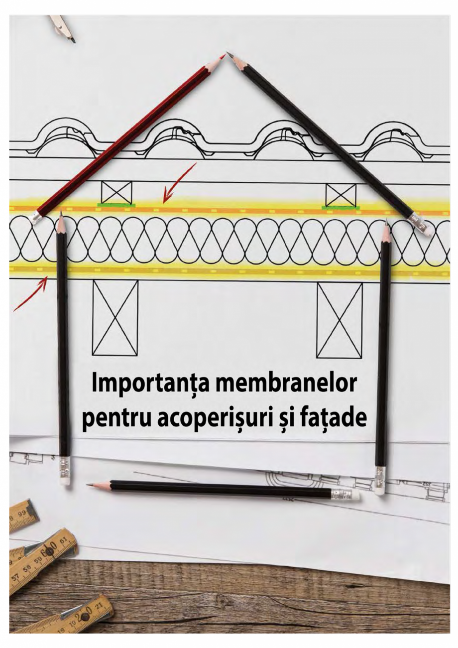 Pagina 1-Importanta membranelor pentru acoperisuri si fatade Riwega Catalog, brosura Romana Membranele...