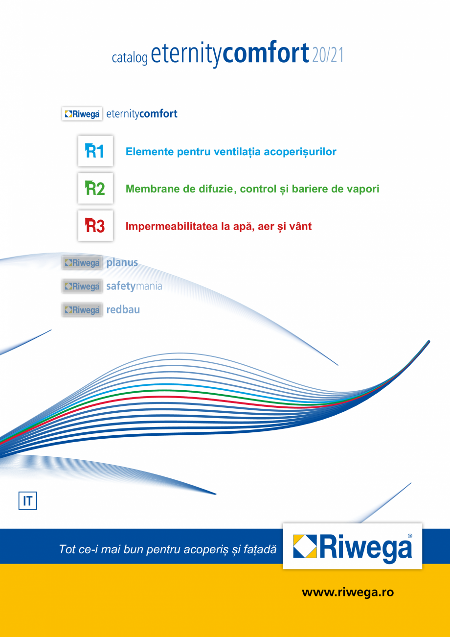 Pagina 1-Catalog eternitycomfort Riwega DO 200, DO 180 Top Stream, DO 155, DO 135, USB Protector GOLD 330,...