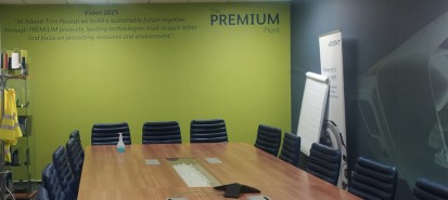 Sala de sedinte cu tapet personalizat Proiecte realizate cu tapet personalizat
