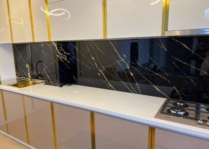 Sticla printata termorezistenta pentru bucatarie DUCA Glass