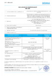 Declaratie de performanta nr 2031 - Cap tronconic di 625 de 1000 BOMA - Cap tronconic