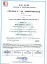 Certificat de conformitate Nr. 571 P pentru tuburi si accesorii din beton