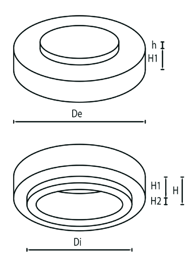 Schiță dimensiuni Capac carosabil circular - BOMA Prefabricate