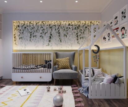 Dormitor copii Design interior - Apartament - stil industrial