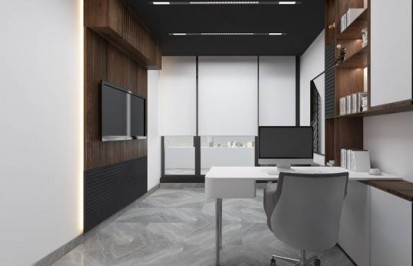 Interior in stil minimalist Design interior - Apartament - stil minimalist, culori inchise