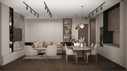 Detalii interior apartament Design interior - Apartament - stil contemporan in nuante neutre