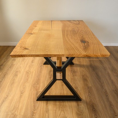 Masa cu blat din lemn masiv WOODCHOPSHOP Mese din lemn masiv