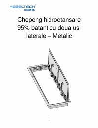 Chepeng Hidroetansare 95% Batant Doua Usi Laterale – Metalic