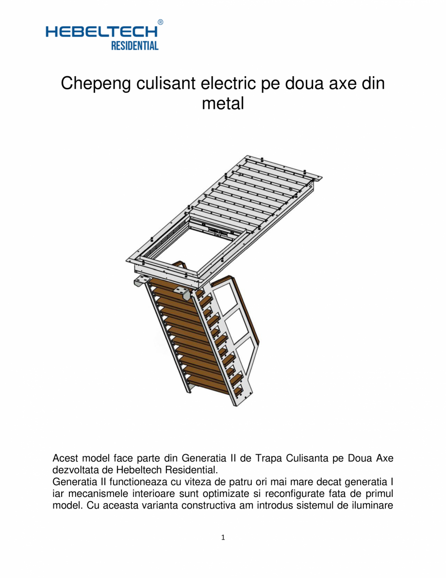 Pagina 1-Chepeng culisant electric pe doua axe din metal Hebeltech Chepeng culisant doua axe – Metalic ...
