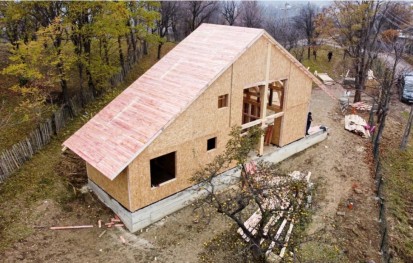 Casa Sotrile, Sotrile Prahova Exemple de kituri de casa lemn timberframe