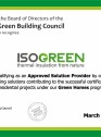 Certificare Romanian Green Building Council - pentru Isogreen Romania