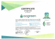 Certificat ROGBC Green Home Solutions Isogreen pentru izolatie cu fibre de celuloza Isogreen - ISOGREEN FCH
