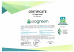Certificat ROGBC Green Home Solutions Isogreen pentru izolatie cu fibre de celuloza Isogreen