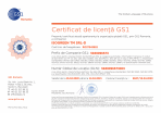 Certificat de Licenta- GS1 - Izolatie cu fibre de celuloza Isogreen