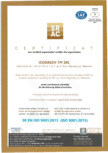 Certificat SRAC SR EN ISO 9001:2015 Isogreen - ISOFIBER+