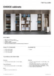 Sistem modular de depozitare Narbutas - CHOICE Cabinets