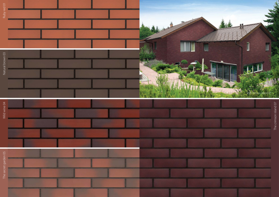 Pagina 4-Catalog placaje klinker - King Klinker  Catalog, brosura Poloneza, Engleza, Rusa т...