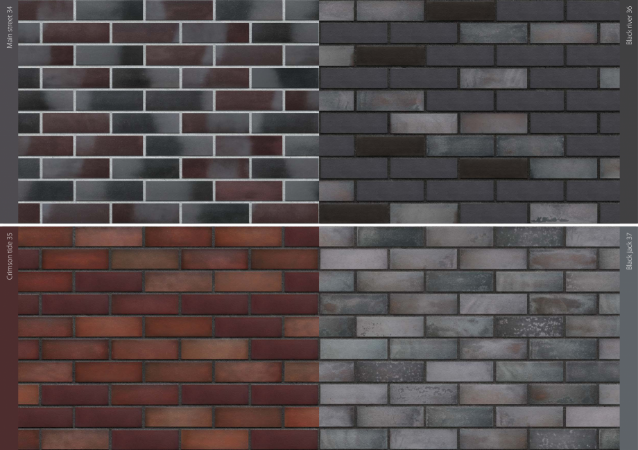 Pagina 9-Catalog placaje klinker - King Klinker  Catalog, brosura Poloneza, Engleza, Rusa ашего...