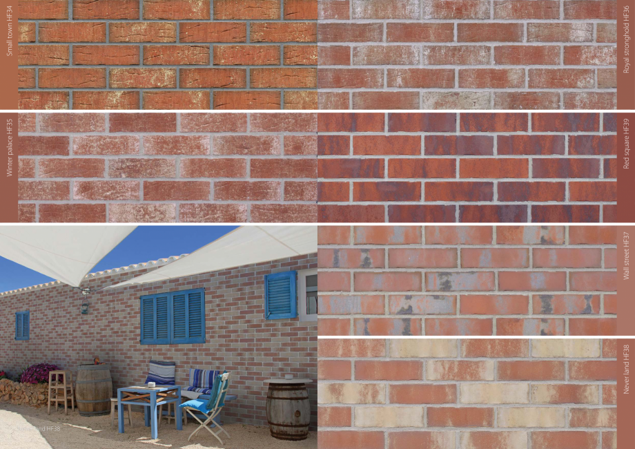 Pagina 18-Catalog placaje klinker - King Klinker  Catalog, brosura Poloneza, Engleza, Rusa owanych z masy...