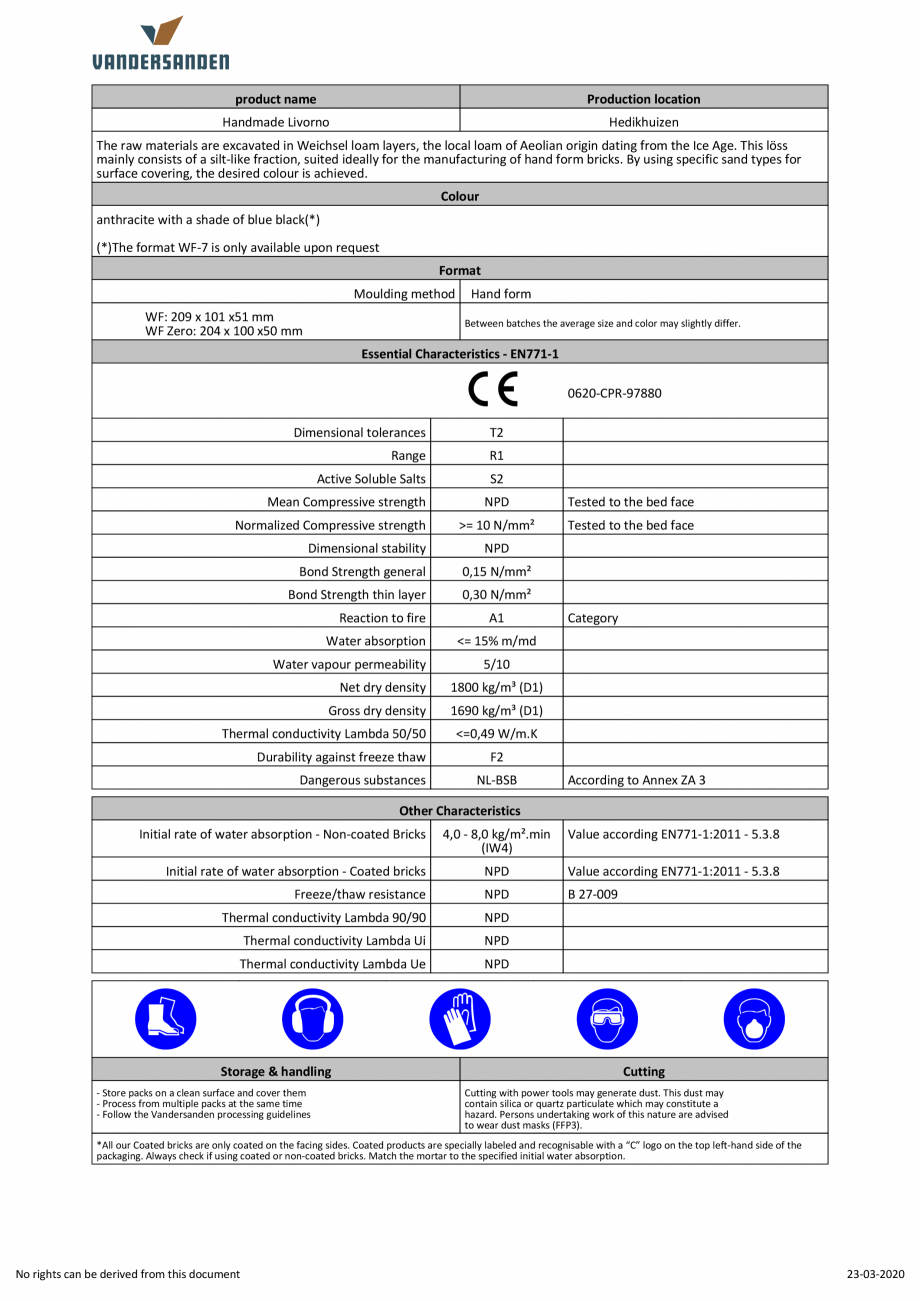 Pagina 1-Caramida aparenta klinker - Livorno Amedio Ideas SM65 Fisa tehnica Engleza product name

Production ...