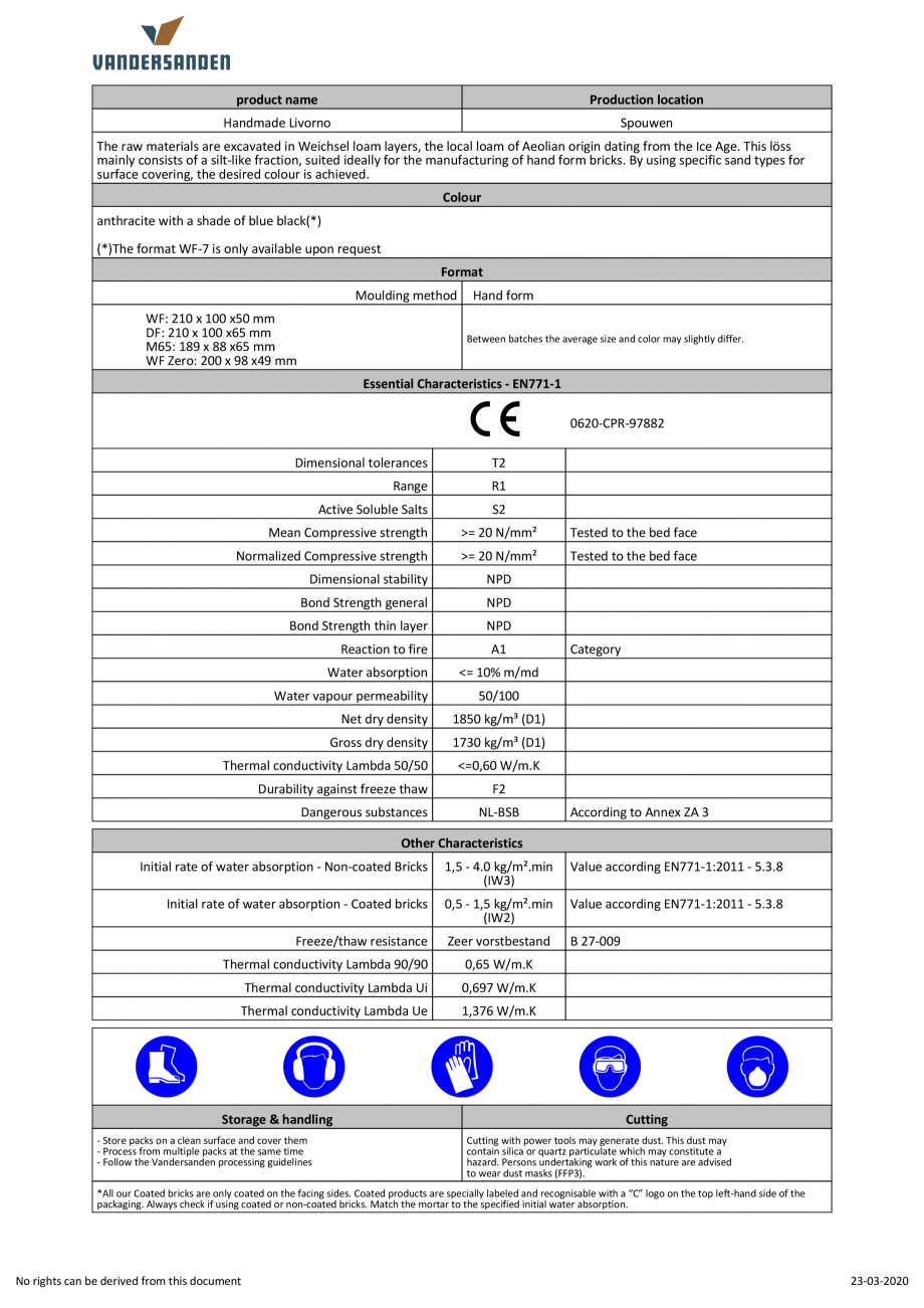 Pagina 2-Caramida aparenta klinker - Livorno Amedio Ideas SM65 Fisa tehnica Engleza vapour permeability

A1
...