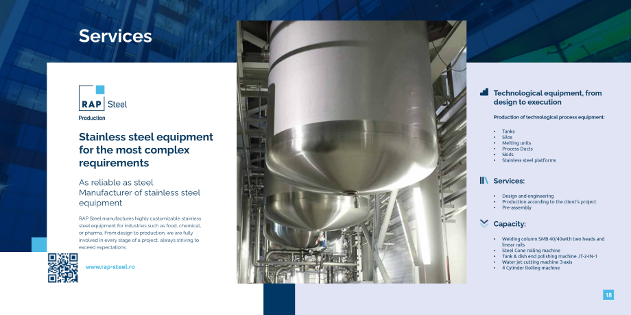 Pagina 11-RAP Group - Solutii ingineresti pentru afacerea ta  Catalog, brosura Engleza e
food industries.
...