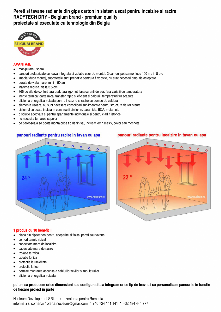 Pagina 1-RADYTECH DRY tavane si pereti -  avantaje RADITECH DRY Catalog, brosura Romana Pereti si tavane...