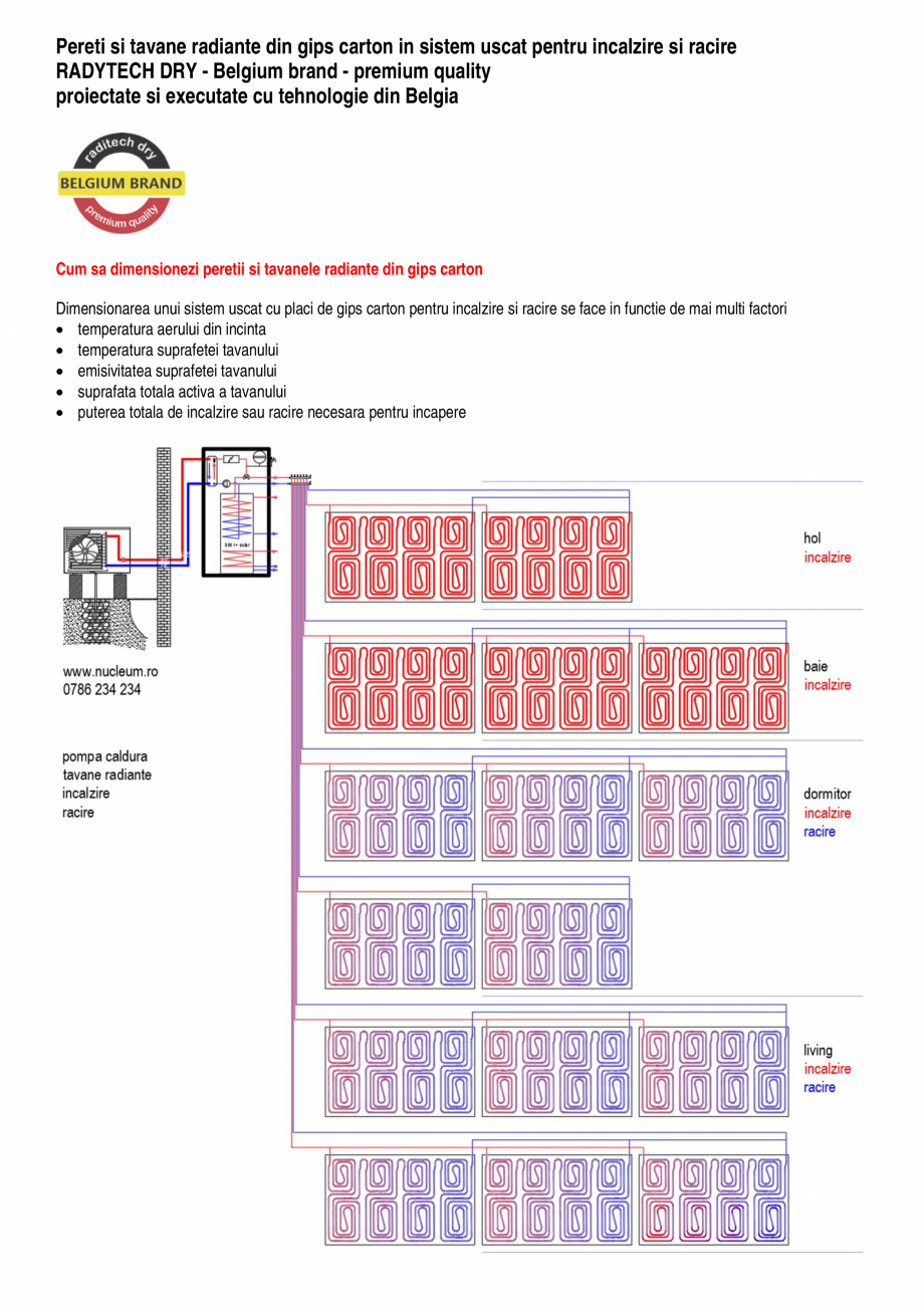 Pagina 1-RADYTECH DRY tavane si pereti - dimensionare RADITECH DRY Catalog, brosura Romana Pereti si tavane...