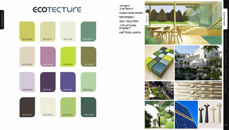 Pagina 10 - Colour Futures 2009  Catalog, brosura buildings create both a quality of life experience...