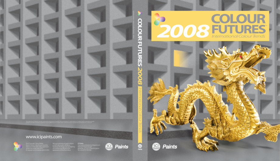 Pagina 1 - Colour Futures 2008  Catalog, brosura Design – Freeway Agency London +44(0)20 87441075
...