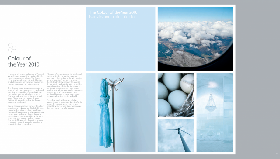 Pagina 7 - Colour Futures 2010  Catalog, brosura on for the
future of our planet; a chance to...