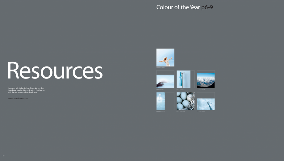 Pagina 33 - Colour Futures 2010  Catalog, brosura tural and man-made world – colours of
character ...