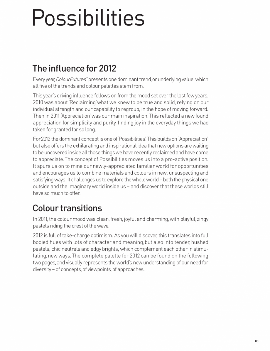 Pagina 6 - Colour Futures 2012  Catalog, brosura eck of cards, it can change the game in an instant ...