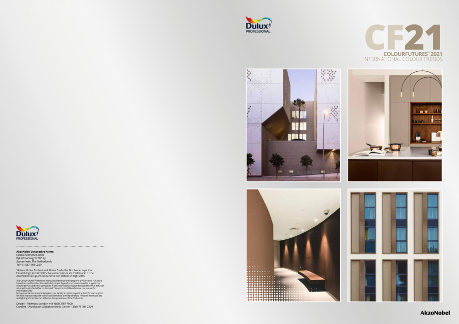 Pagina 1-Colour Futures 2021  Catalog, brosura COLOURFUTURES 2021
INTERNATIONAL COLOUR TRENDS
TM

AkzoNobel...