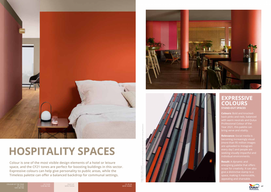 Pagina 14 - Colour Futures 2021  Catalog, brosura lping to elevate
spaces in residential
projects...