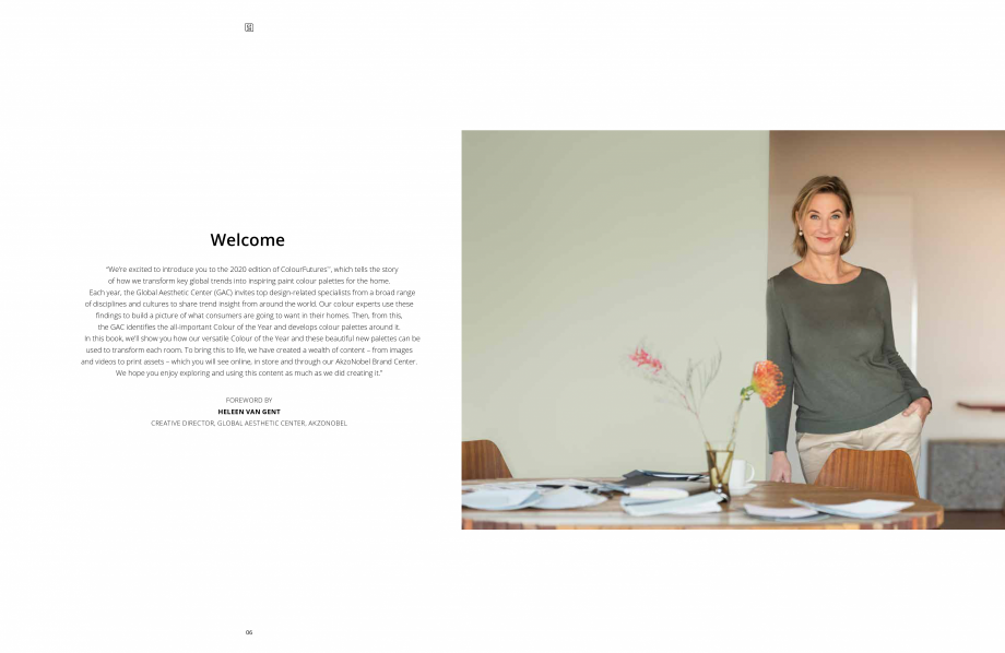 Pagina 3 - Colour Futures 2020  Catalog, brosura Director Heleen van Gent, the creative team...