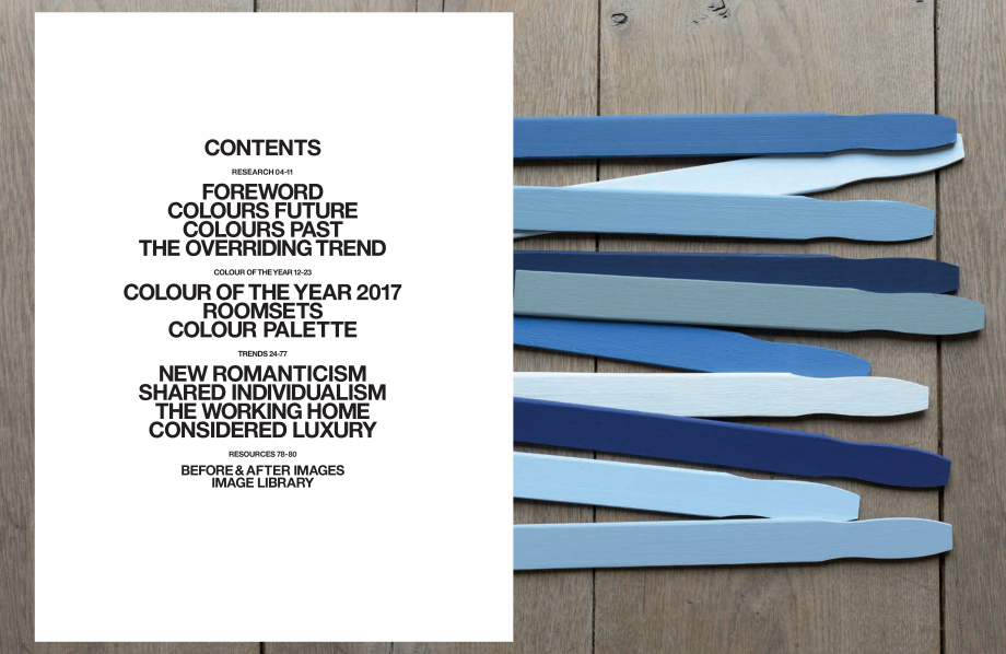 Pagina 2 - Colour Futures 2017  Catalog, brosura trends translated
to paint. I hope it will provide
...