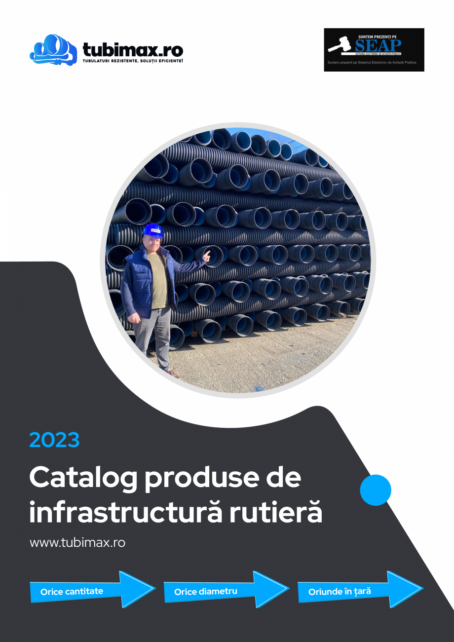 Pagina 1-Catalog produse de infrastructura rutiera - TUBIMAX.RO 2023 TUBIMAX.RO SN4/SN8 Dext110/Dint97,...