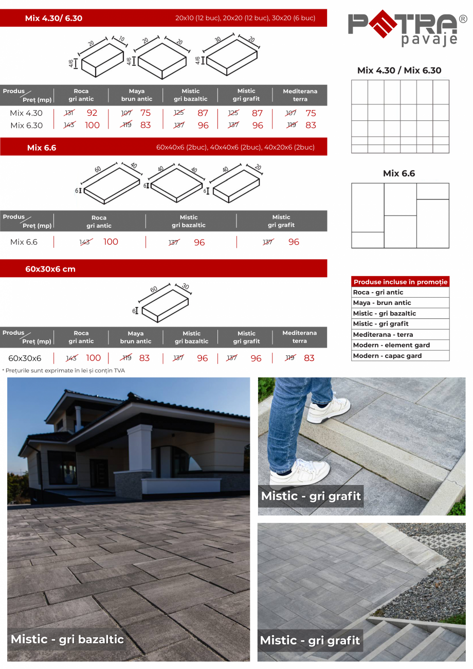 Pagina 2-Brosura campanie primavara  Catalog, brosura Romana 

Mediterana - terra

Roca - gri antic

Maya -...