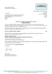 Certificat WRAS pentru adeziv etansare filete metalice EMS FORCE - EMS FORCE 5542