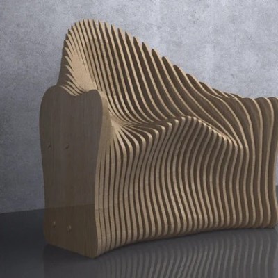 GUBROT Vedere de aproape - scaun parametric SP-005 - Scaune decorative din lemn pentru amenajari de