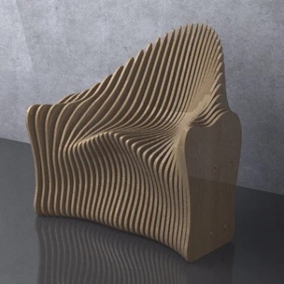 GUBROT Detalii - scaun parametric SP-005 - Scaune decorative din lemn pentru amenajari de interior GUBROT