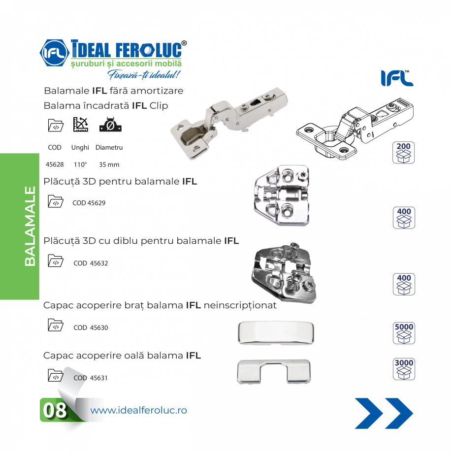 Catalog balamale si glisiere Catalog, brosura Romana