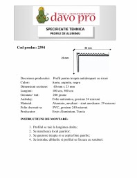 Profile tip coltar treapta aluminiu cu rizuri antiderapante - Cod 42017
