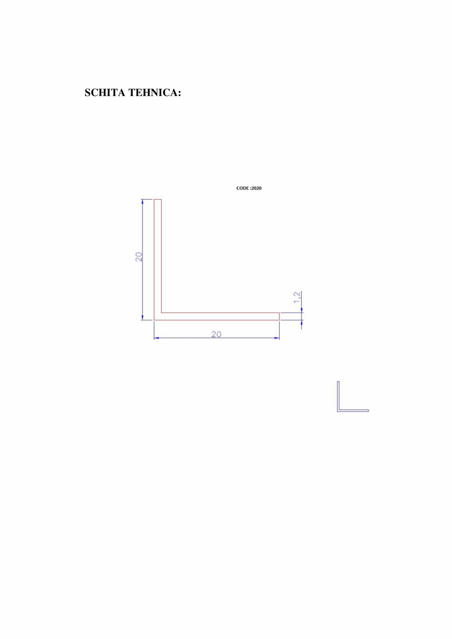 Pagina 2-Profilul din aluminiu de tip coltar treapta - Cod 42201 Ersin Aluminyum 2020 Specificații tehnice...