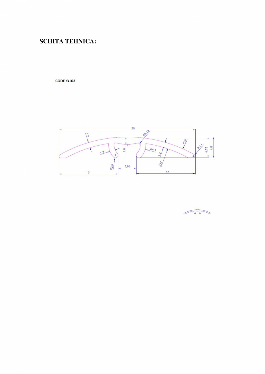 Pagina 2-4Profile de trecere cu diferenta de nivel din aluminiu - Cod 2048 Ersin Aluminyum 3103 Specificații...