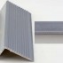 Profile tip coltar treapta aluminiu antiderapante argintii cu rizuri cod 42015 Profile tip coltar treapta aluminiu
