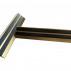 Profile aluminiu tip coltar treapta aurii antiderapante cu banda dubla de cauciuc cod 42123 Profile tip
