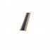 Profile aluminiu drepte pentru treapta auriu cu banda de cauciuc cod 42126 Profile drepte pentru treapta
