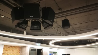 Echipament audio sonorizare si digital signage restaurant Sistem sonorizare si digital signage